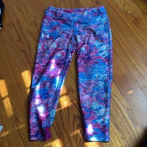 Under armor girls leggings - size 10